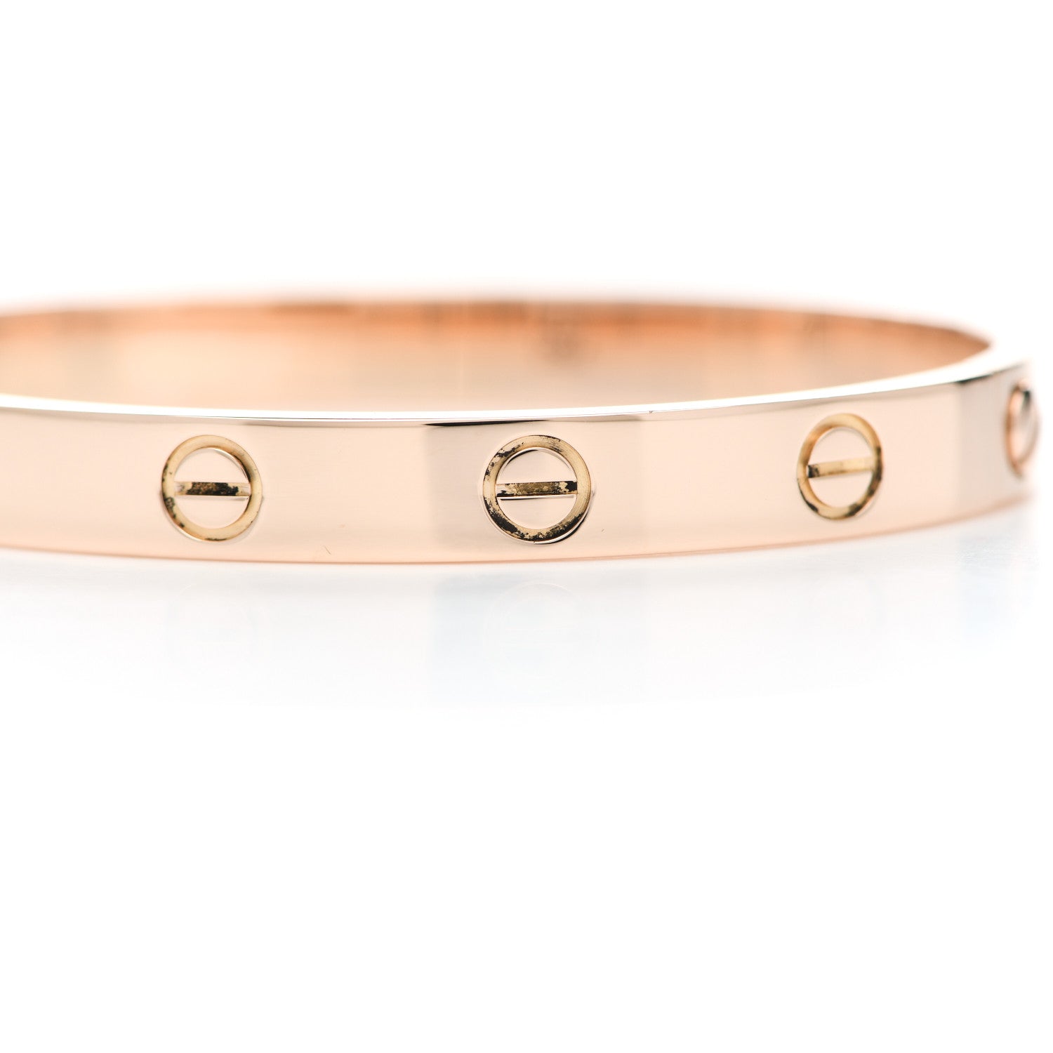 Cartier 18K Pink Gold LOVE Bracelet 16 7 of 8