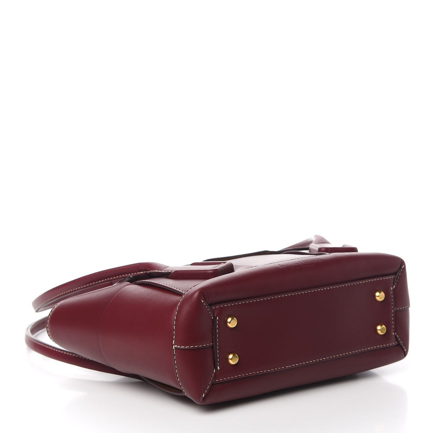 French Calfskin Maxi Intrecciato Arco 33 Bordeaux
