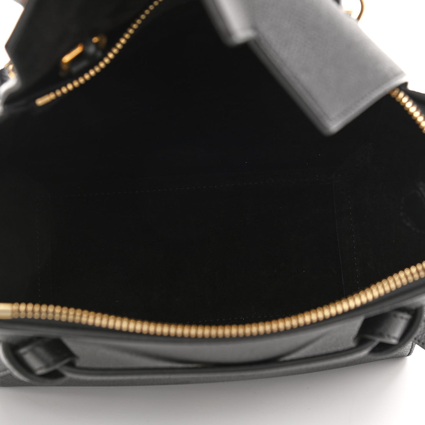 Grained Calfskin Nano Belt Bag Black