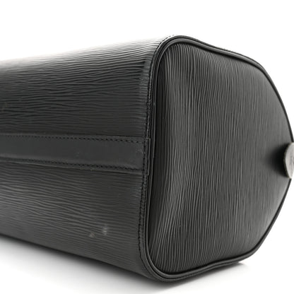 Louis Vuitton Epi Speedy 25 Black 9 of 10