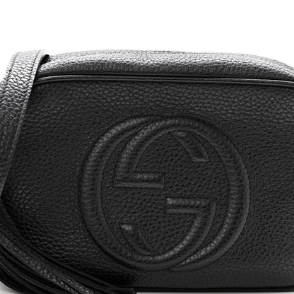 Gucci Pebbled Calfskin Mini Soho Disco Bag Black 8 of 10