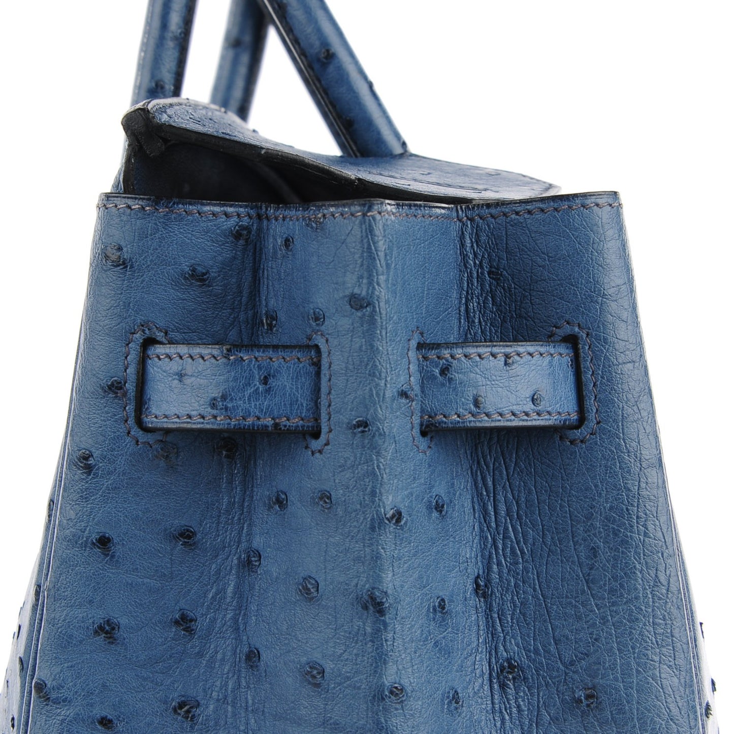 Ostrich Birkin 35 Bleu Roi