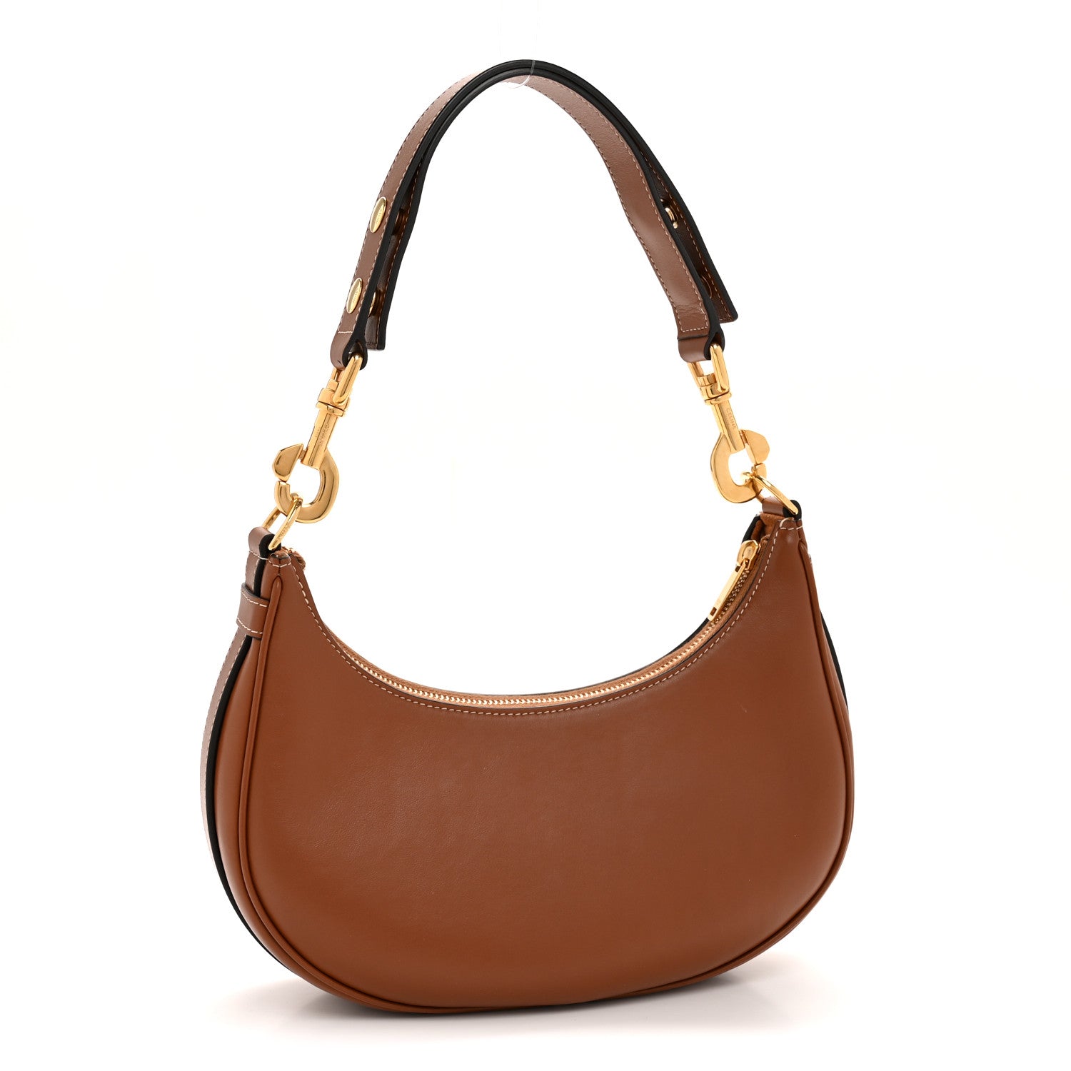 Celine Smooth Calfskin Medium Strap Ava Shoulder Bag Tan 3 of 12