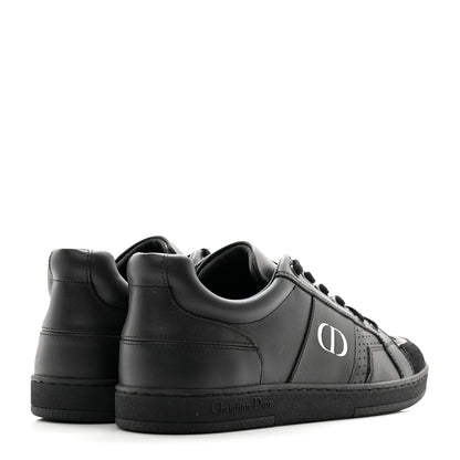 Christian Dior Calfskin Suede Logo Sneakers 36 Black 4 of 11