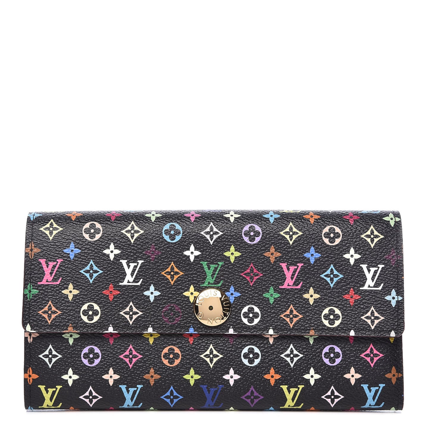 Monogram Multicolor Sarah Wallet Black Grenade