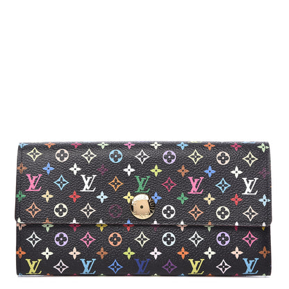 Louis Vuitton Monogram Multicolor Sarah Wallet Black Grenade 1 of 7