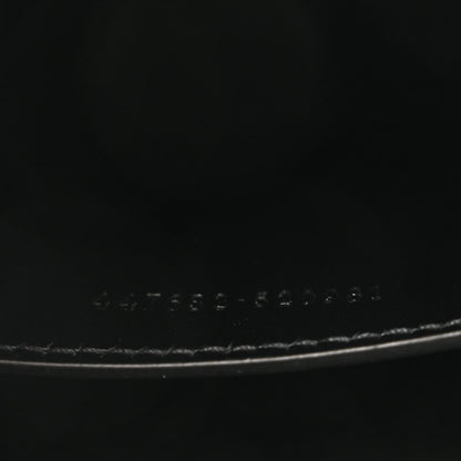 Gucci Calfskin Matelasse Monochrome Small GG Marmont Chain Shoulder Bag Black 6 of 9