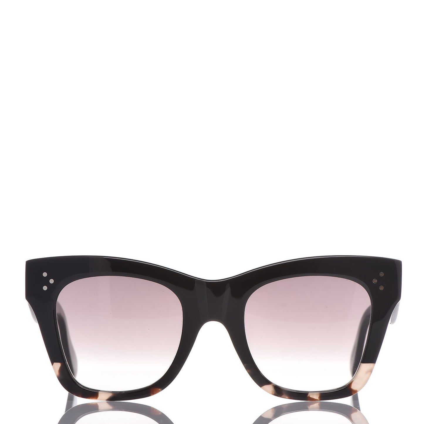 Acetate Cat Eye Sunglasses CL40004I Havana Black