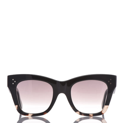 Celine Acetate Cat Eye Sunglasses CL40004I Havana Black 3 of 7