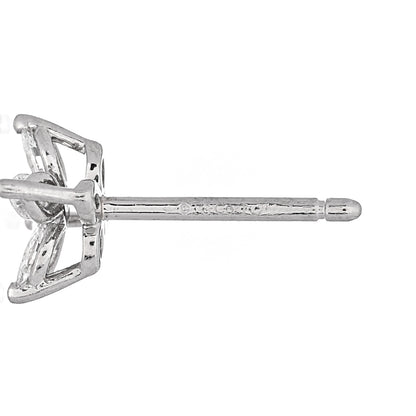 Tiffany Platinum Diamond .19ct Mini Victoria Earrings 4 of 4