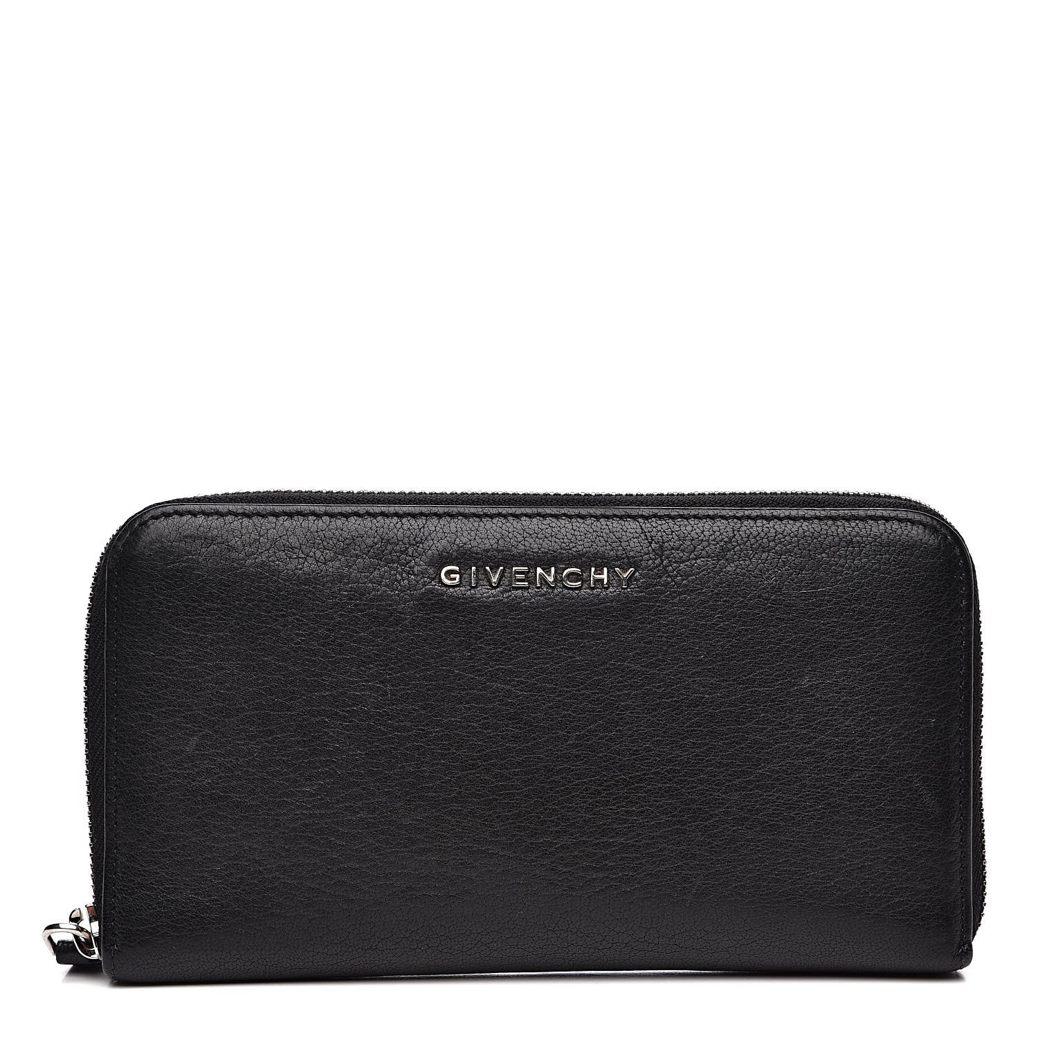Givenchy Sugar Goatskin Pandora Zip Around Wallet Black 1 of 13