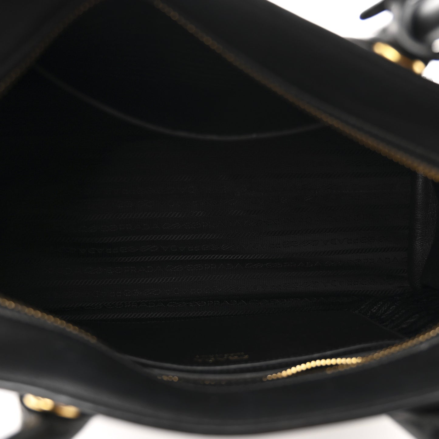 Saffiano City Calfskin Medium Esplanade Tote Black