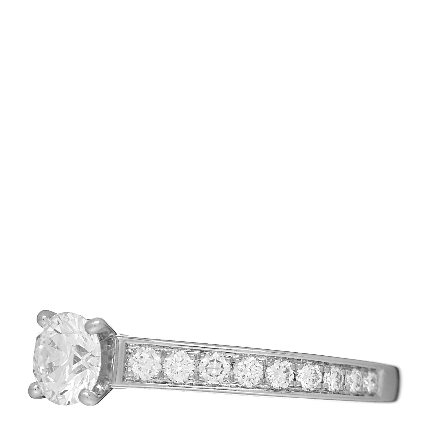Platinum Diamond .41ct 1895 Solitaire Engagement Ring 49 4.75