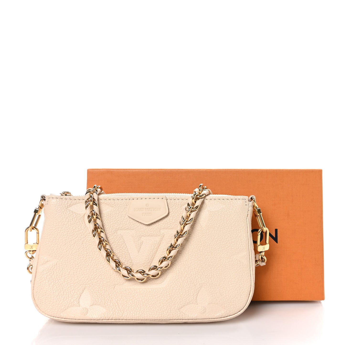 Empreinte Monogram Giant Multi Pochette Accessories Mini Pochette Cream
