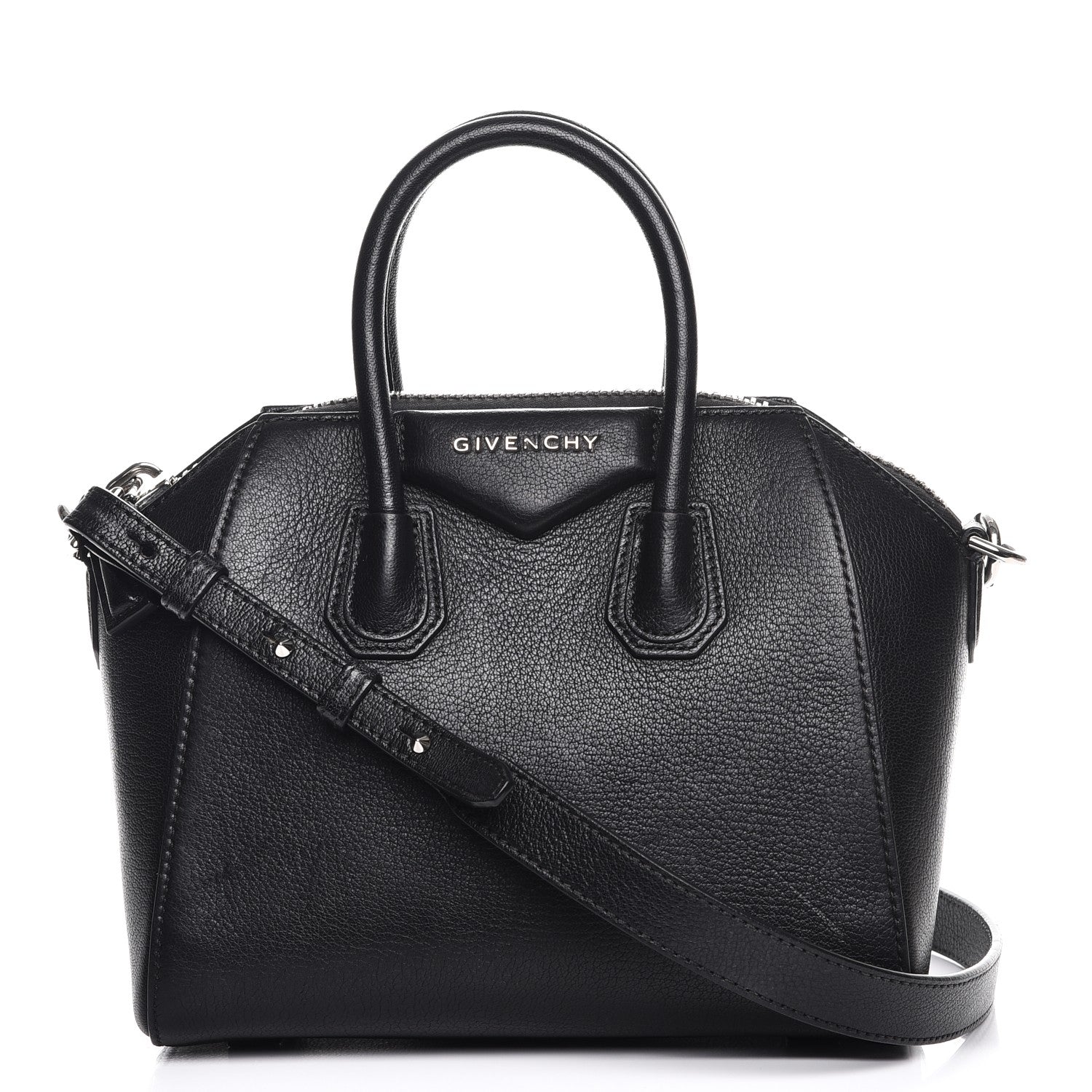 Givenchy Sugar Goatskin Mini Antigona Black 1 of 10