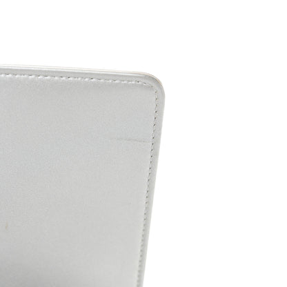 Chanel Metallic Calfskin Quilted New Medium Boy Flap Silver 12 of 14