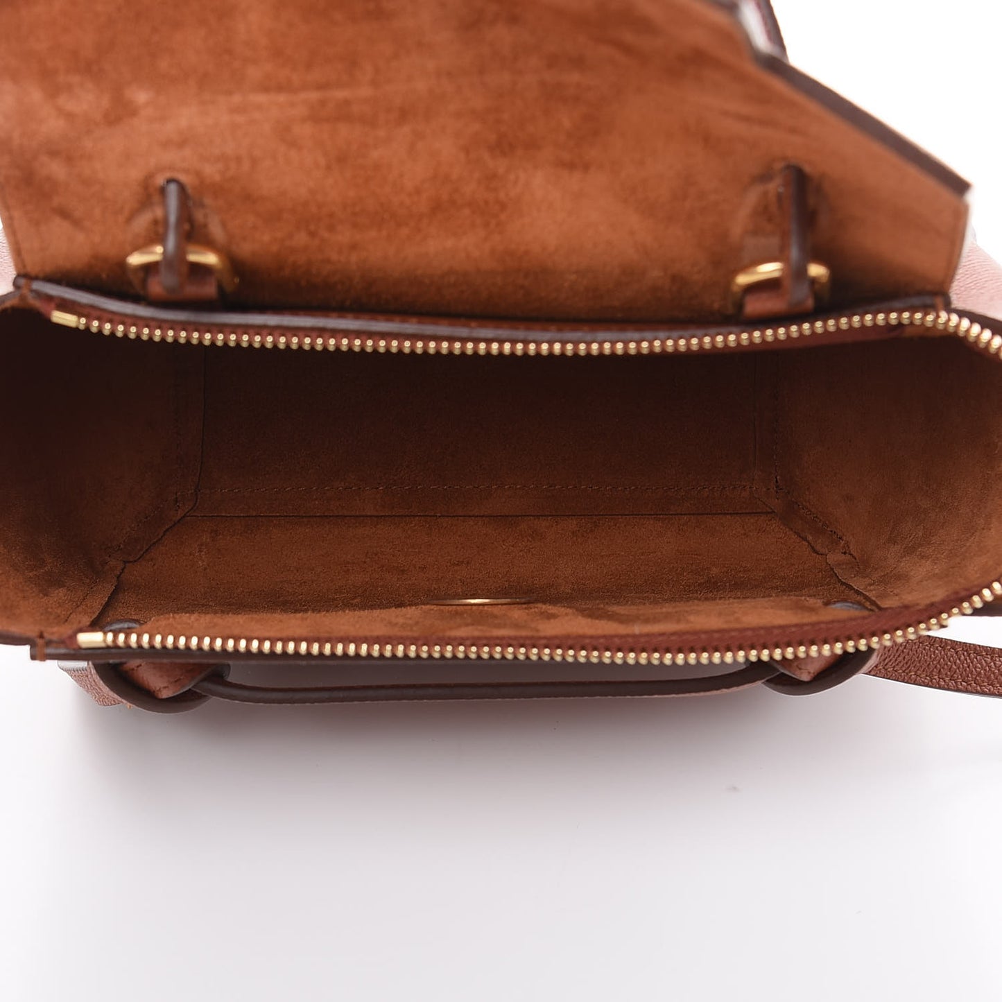 Grained Calfskin Nano Belt Bag Caramel