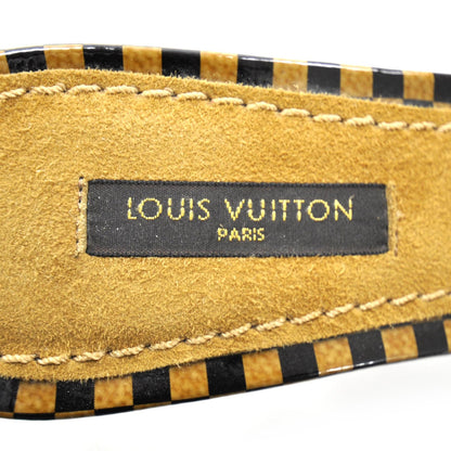 Louis Vuitton Patent Damier Slides 35.5 6 of 8