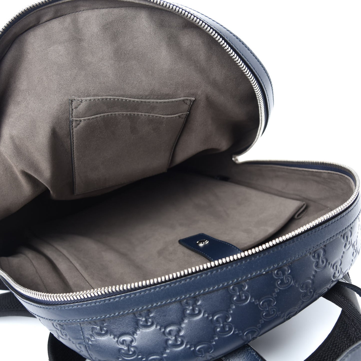 Guccissima Signature Day Backpack Blue