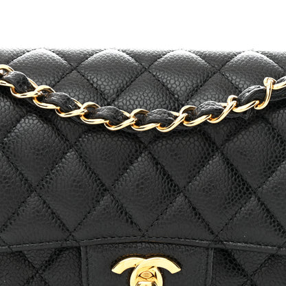 Chanel Caviar Quilted Small Double Flap Black 8 of 11