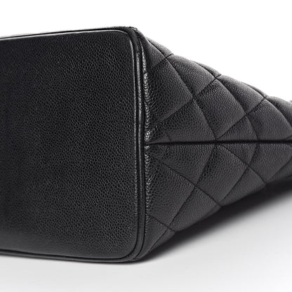 Chanel Caviar Quilted Medallion Tote Black 12 of 14
