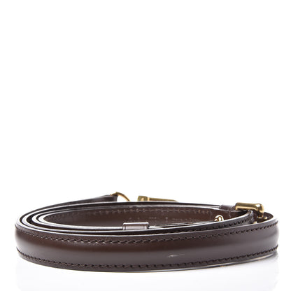 Louis Vuitton Calfskin 16mm Adjustable Shoulder Strap Brown 2 of 4