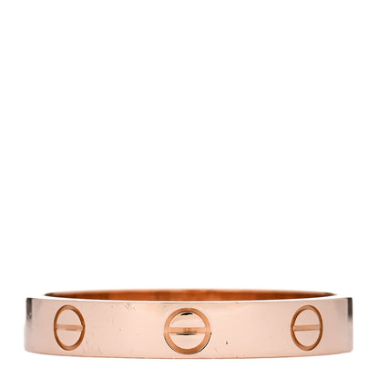Cartier 18K Pink Gold 3.5mm LOVE Wedding Band Ring 60 9.25 3 of 4