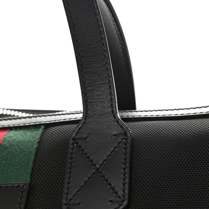 Gucci Techno Canvas Web Duffle Black 12 of 12