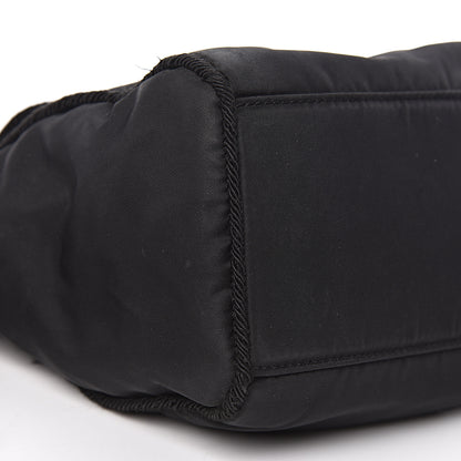 Prada Tessuto Nylon Beaded Bag Black 9 of 14