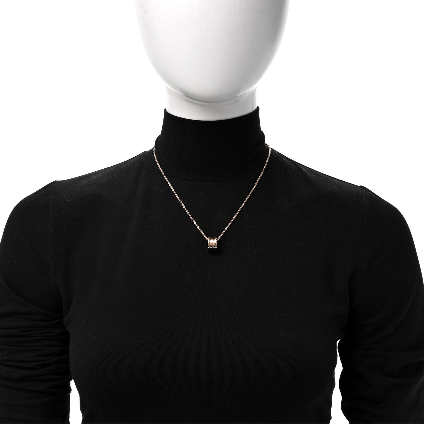 18K Rose Gold B.Zero1 Pendant Necklace