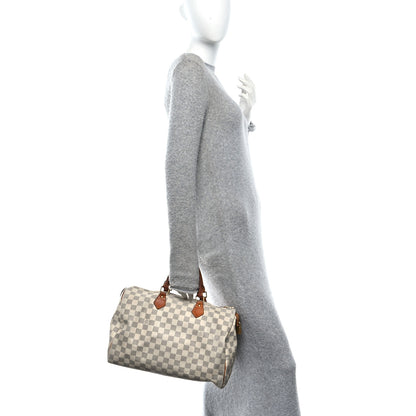 Louis Vuitton Damier Azur Speedy 35 2 of 9