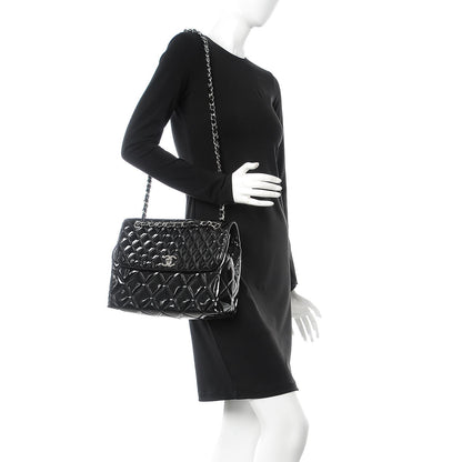 Chanel Vinyl Quilted In the Business Flap Bag Black 3 of 11
