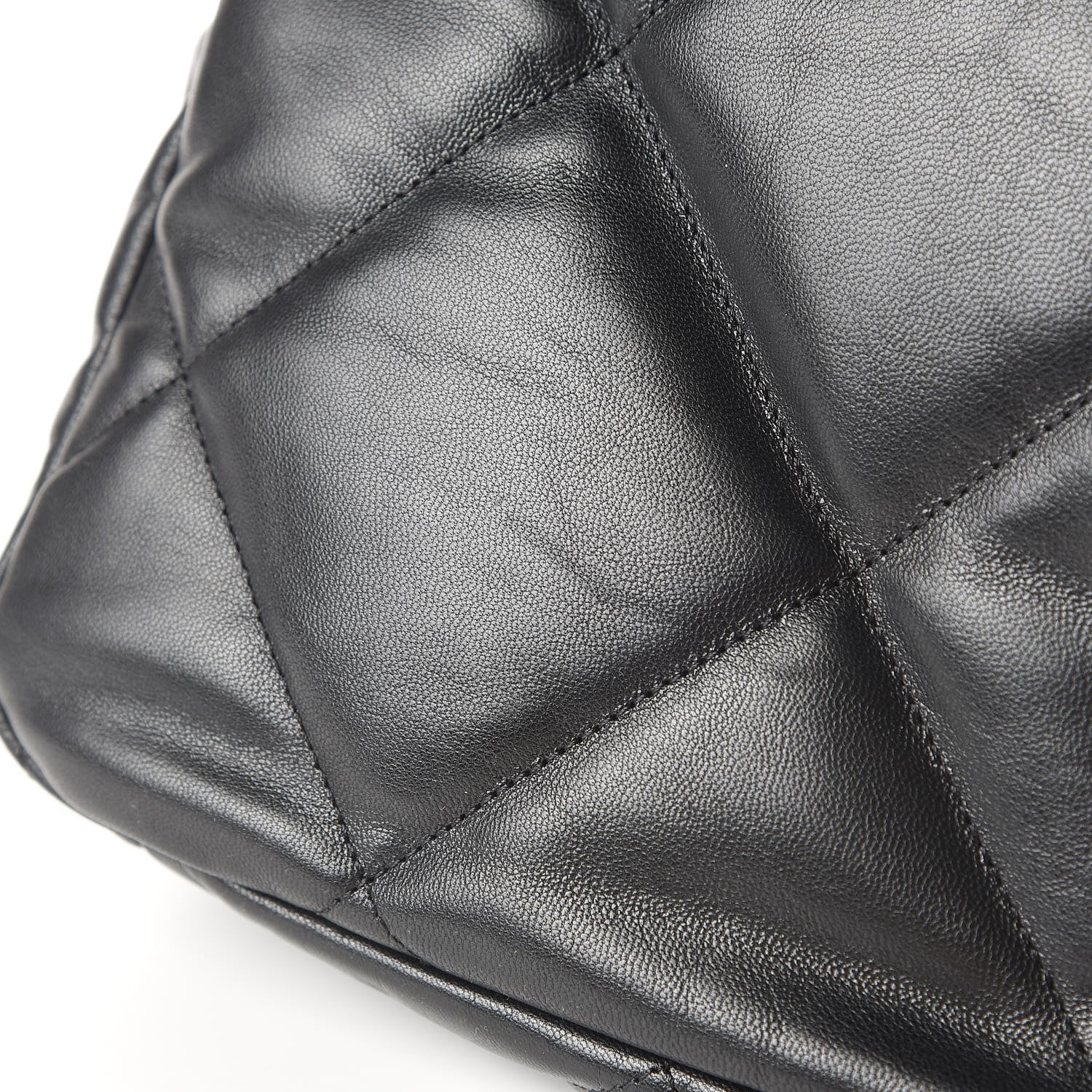 Chanel Goatskin Quilted Maxi 19 Flap Black 10 of 12