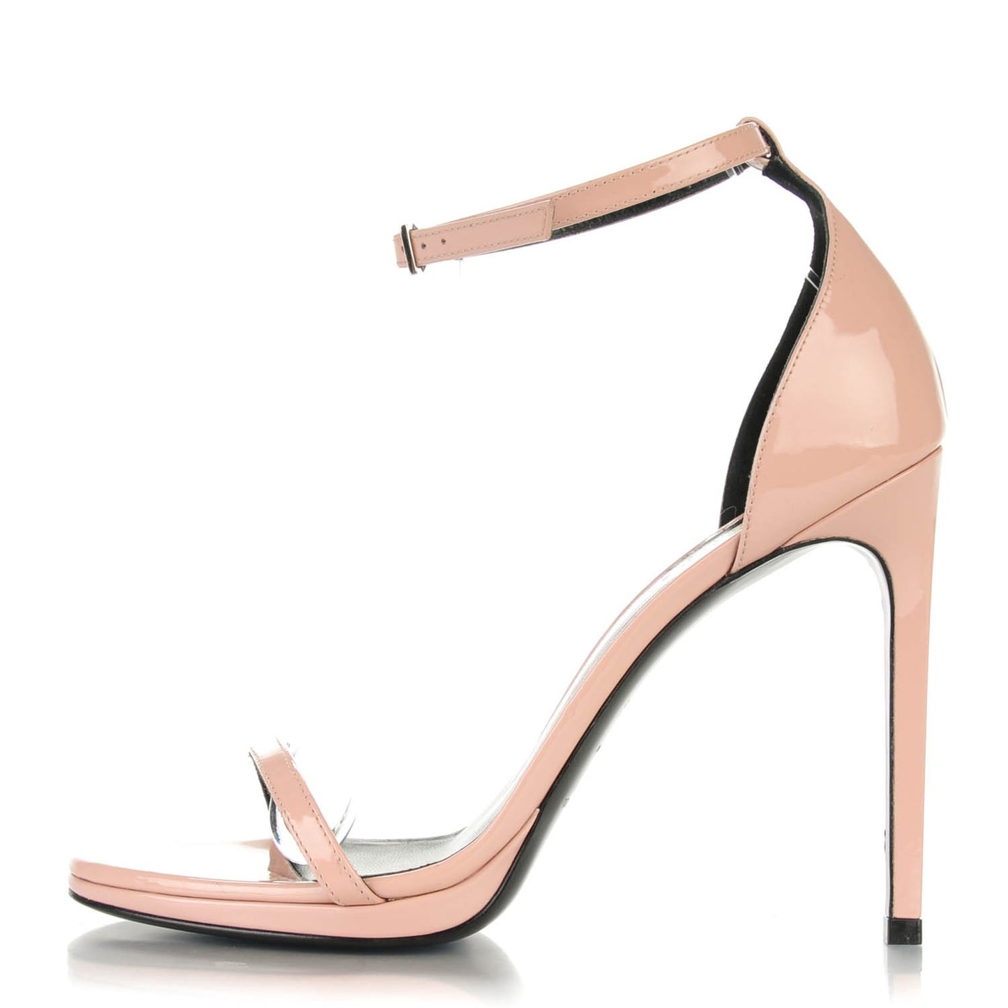 Patent Calfskin Jane 105 Ankle Strap Sandals 38.5 Pale Pink