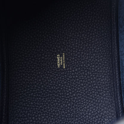 Hermes Taurillon Clemence Picotin Lock 18 PM Bleu Nuit 6 of 9