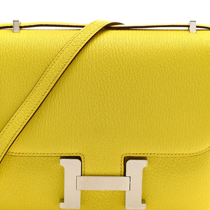 Hermes Chevre Chamkila Constance 18 Rouge H Juane Citron 8 of 11