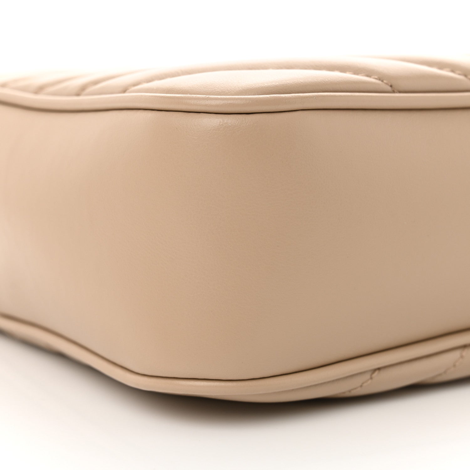 Saint Laurent Calfskin Matelasse Monogram Lou Camera Bag Dark Beige 9 of 12