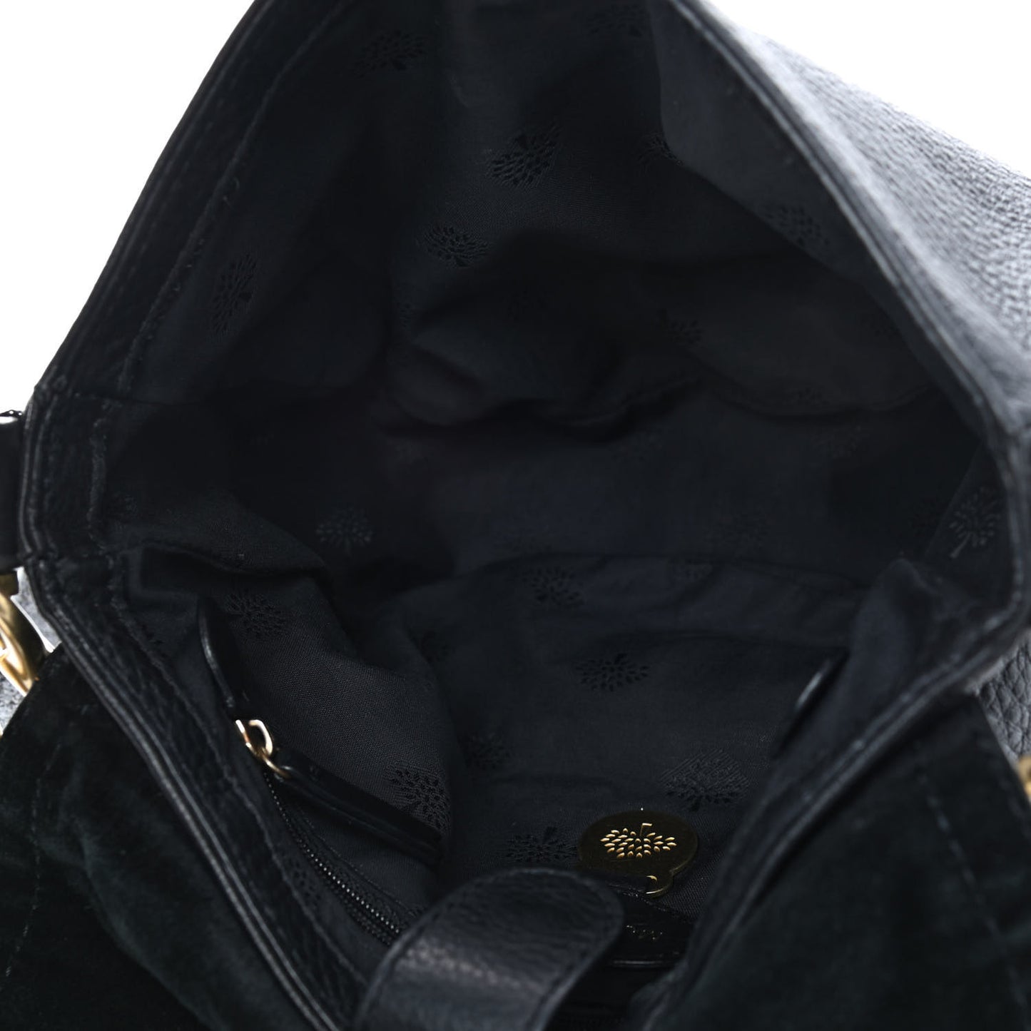 Spongy Pebbled Small Effie Satchel Black