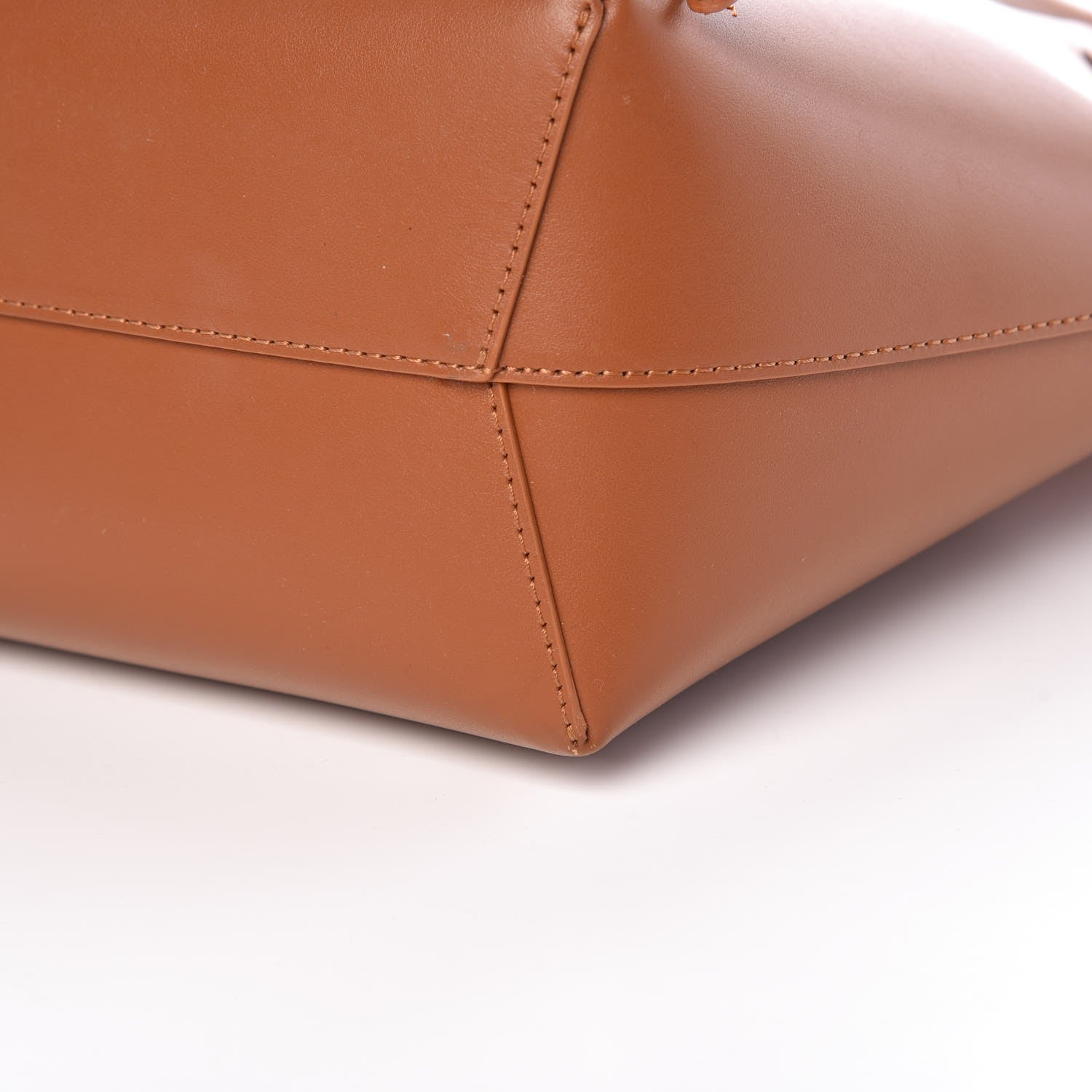 Mansur Gavriel Calfskin Mini Bucket Bag Saddle 9 of 12