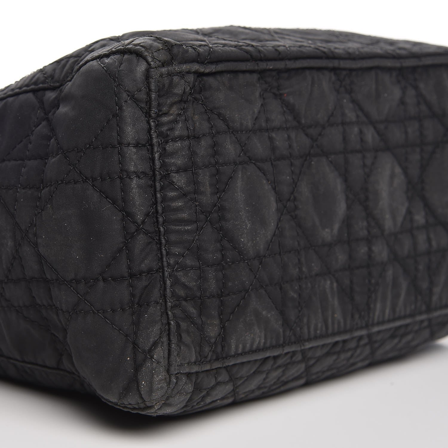 Christian Dior Nylon Cannage Medium Lady Dior Black 10 of 11