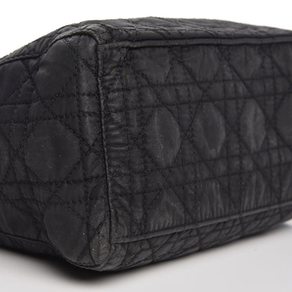 Christian Dior Nylon Cannage Medium Lady Dior Black 10 of 11