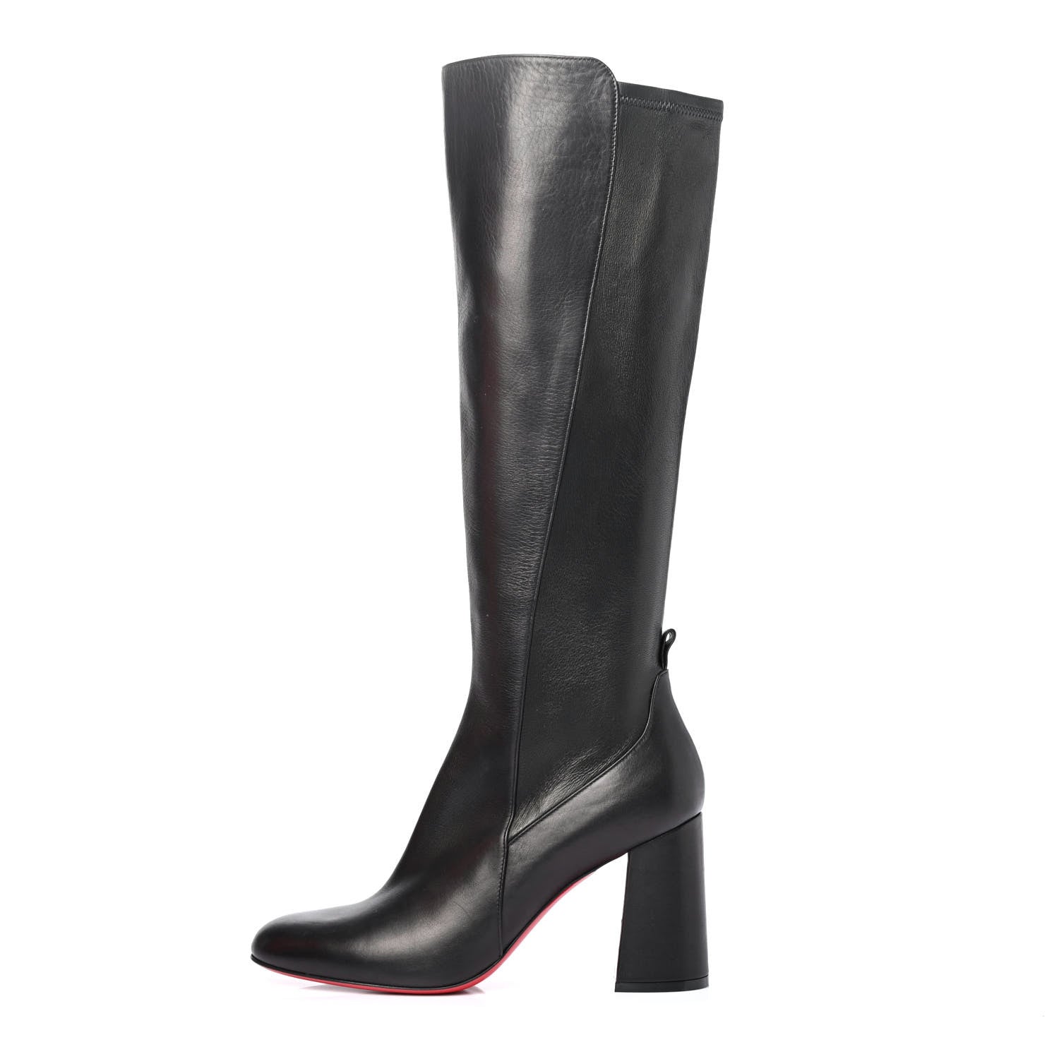 Christian Louboutin Calfskin Cadrilla 70 Tall Boots 40 Black 1 of 4
