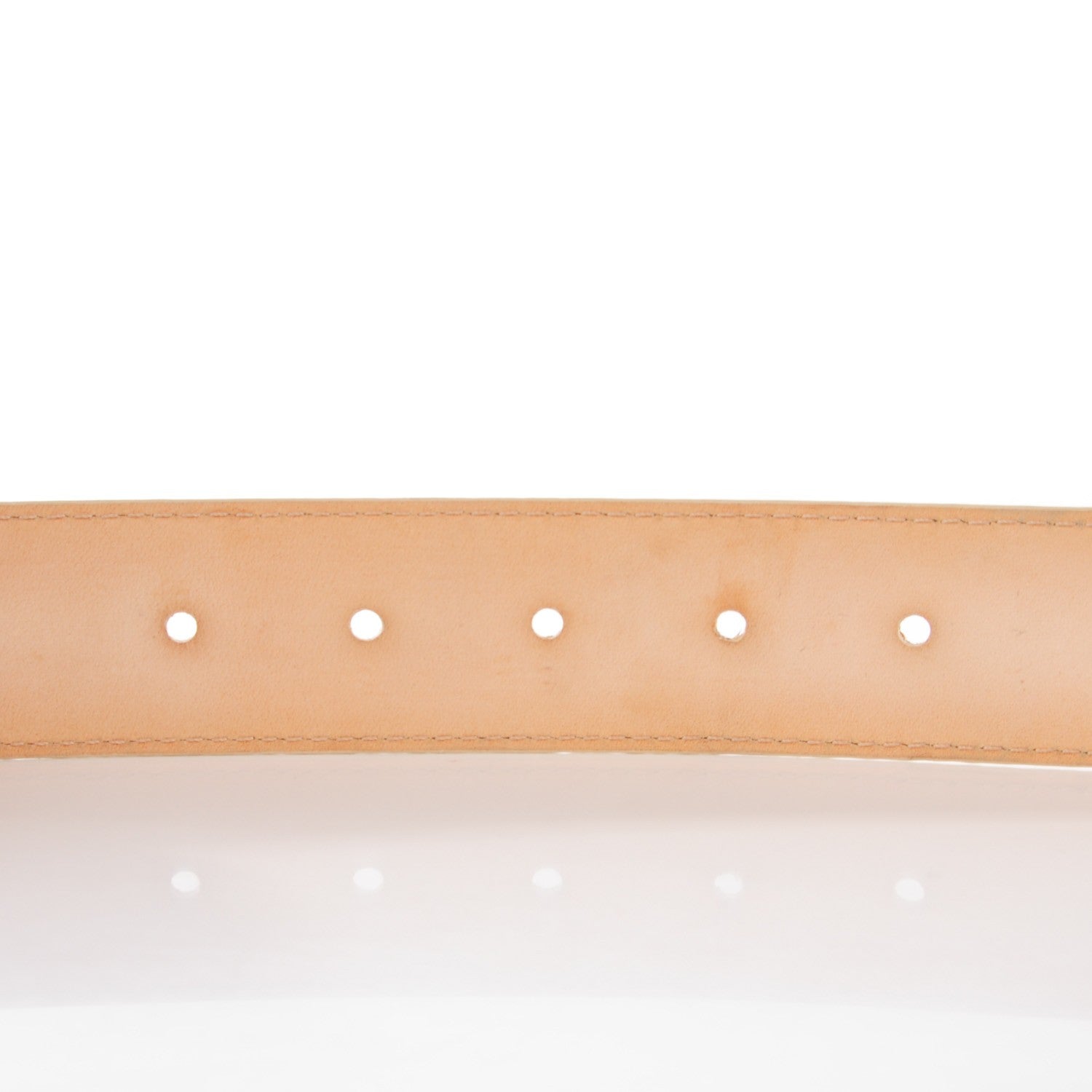 Louis Vuitton Damier Azur Voyage Belt 85 34 6 of 9