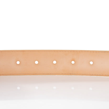 Louis Vuitton Damier Azur Voyage Belt 85 34 6 of 9