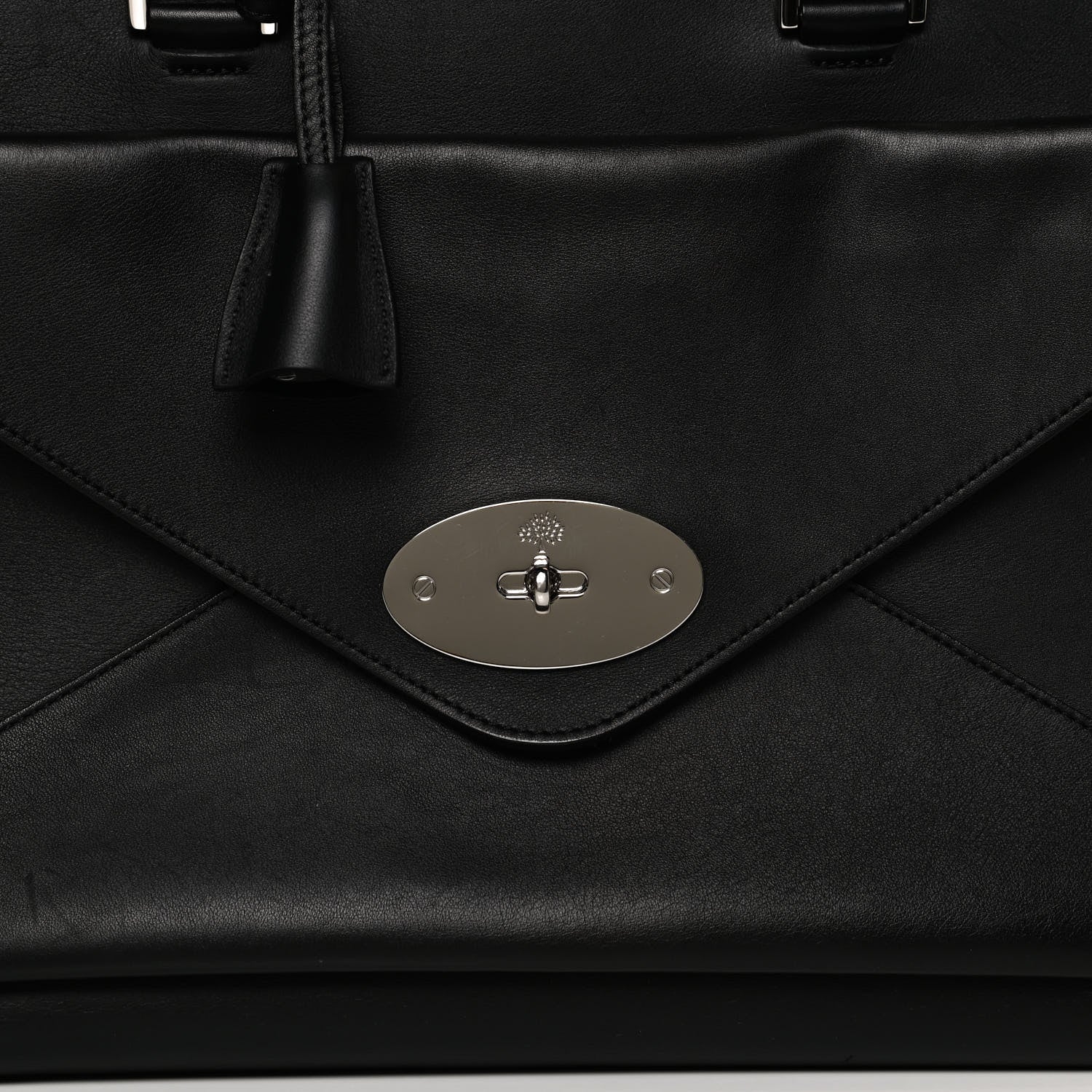 Mulberry Silky Calf Medium Willow Tote Black 8 of 12