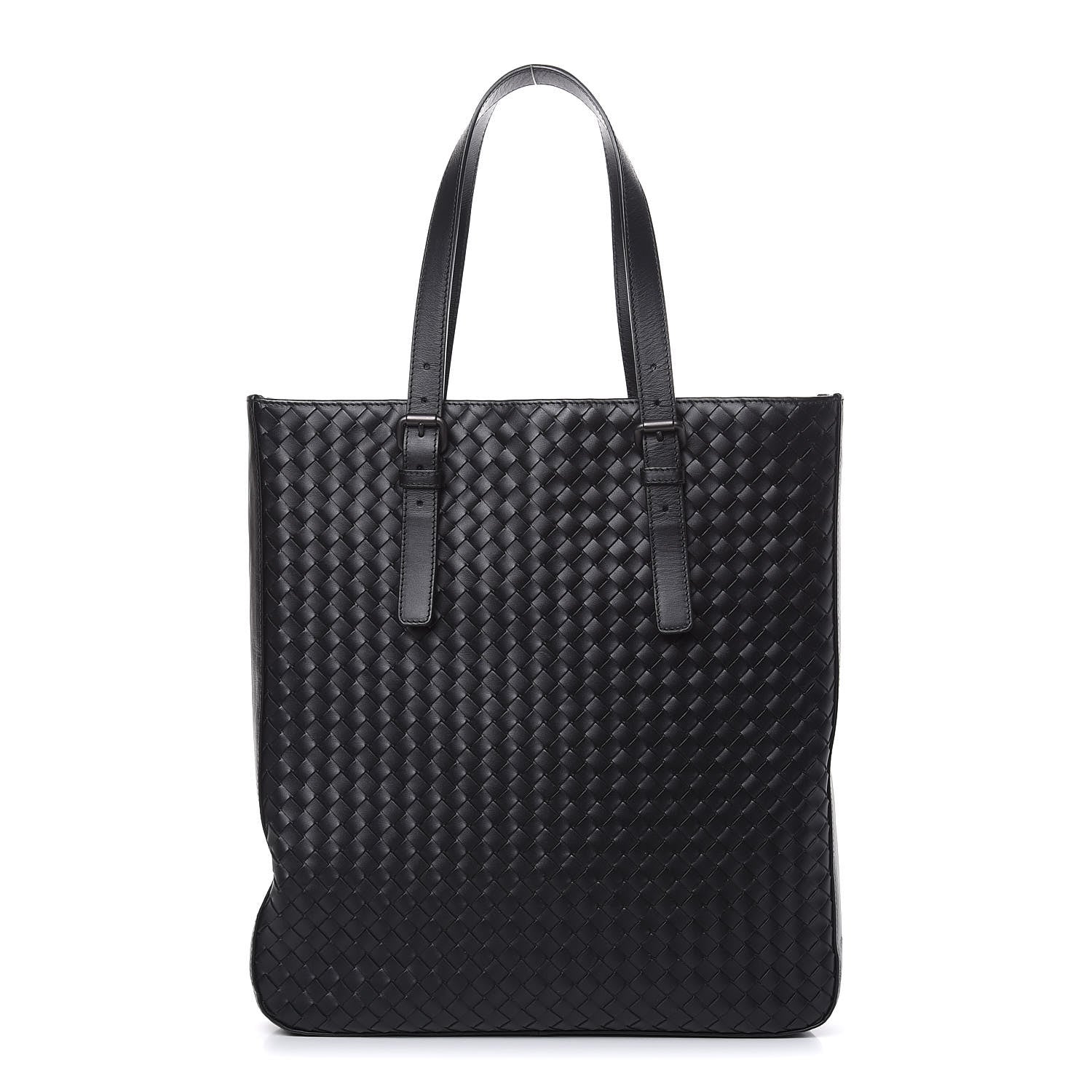 Bottega Veneta Nappa Intrecciato North West Tote Black 1 of 14