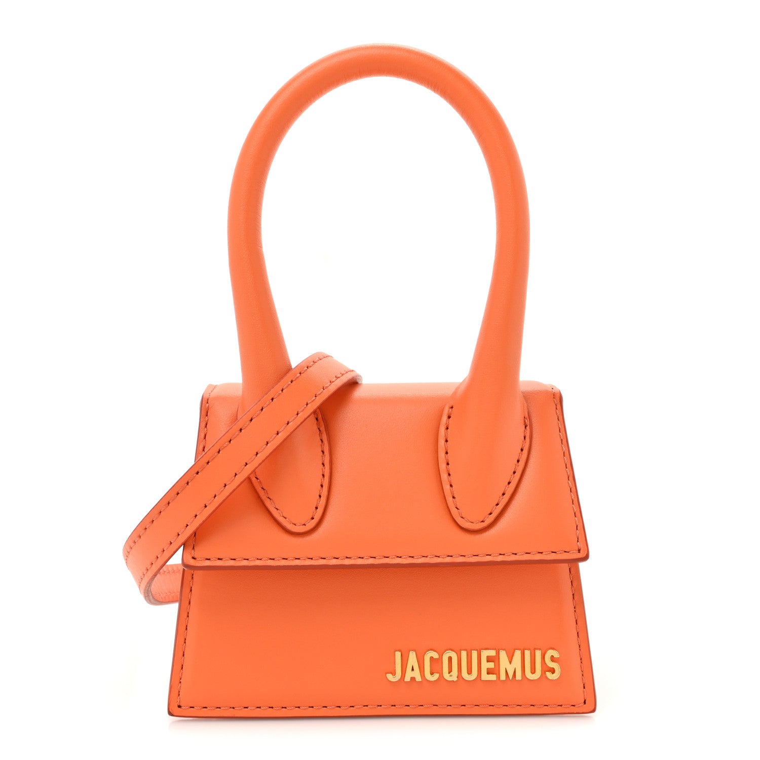 Jacquemus Smooth Calfskin Le Chiquito Orange 1 of 11