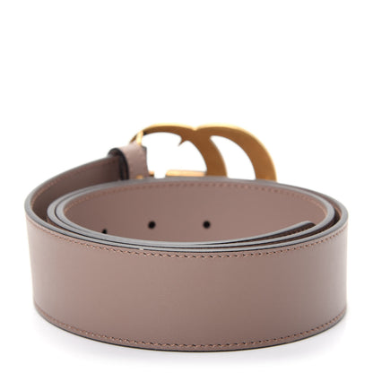 Gucci Calfskin Double G 40mm Belt 85 34 Porcelain Rose 2 of 5