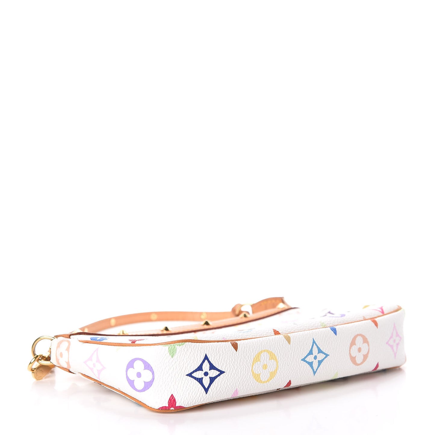 Monogram Multicolor Pochette Accessories White