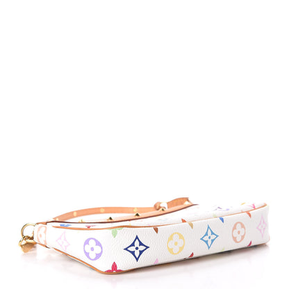 Louis Vuitton Monogram Multicolor Pochette Accessories White 4 of 13